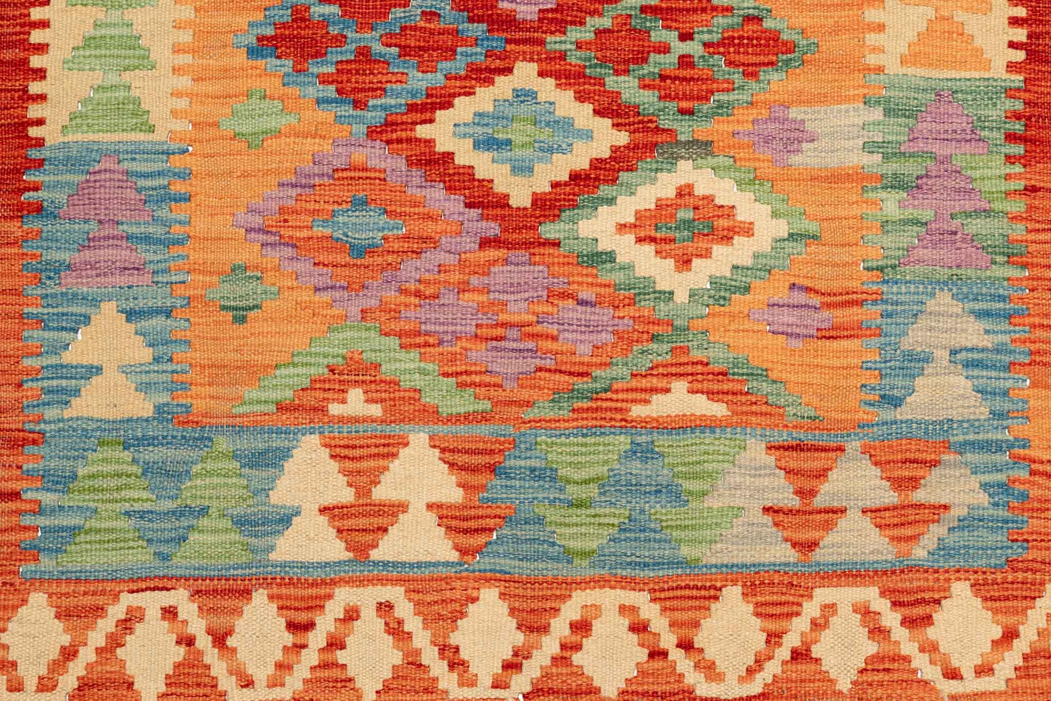 Afghanischer Kelim – 155 × 101 cm – handgewebt aus Schurwolle