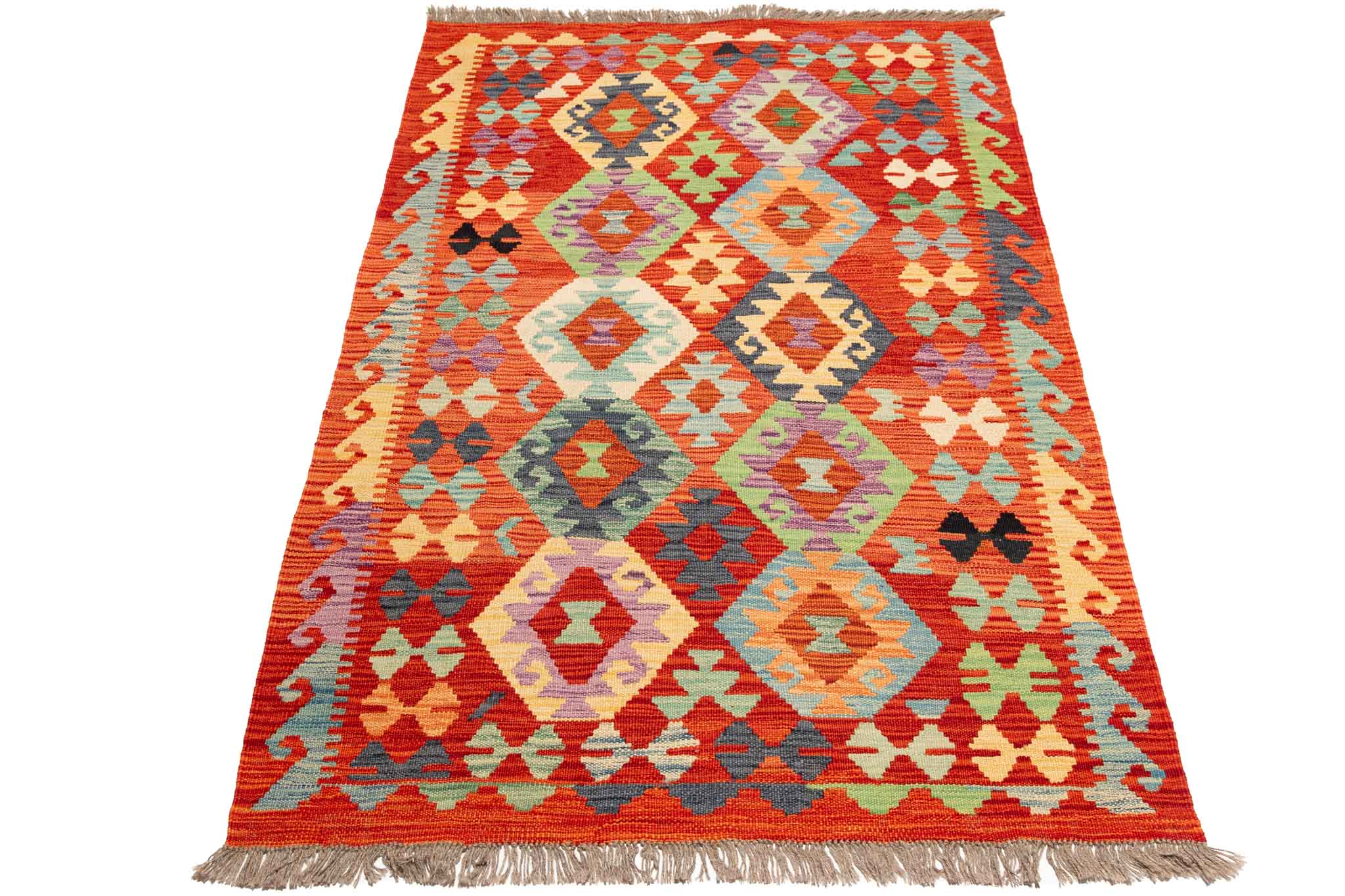 Afghanischer Kelim – 154 × 104 cm – handgewebt aus Schurwolle