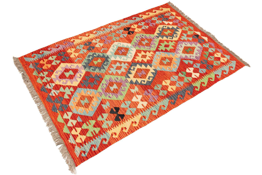 Afghanischer Kelim – 154 × 104 cm – handgewebt aus Schurwolle