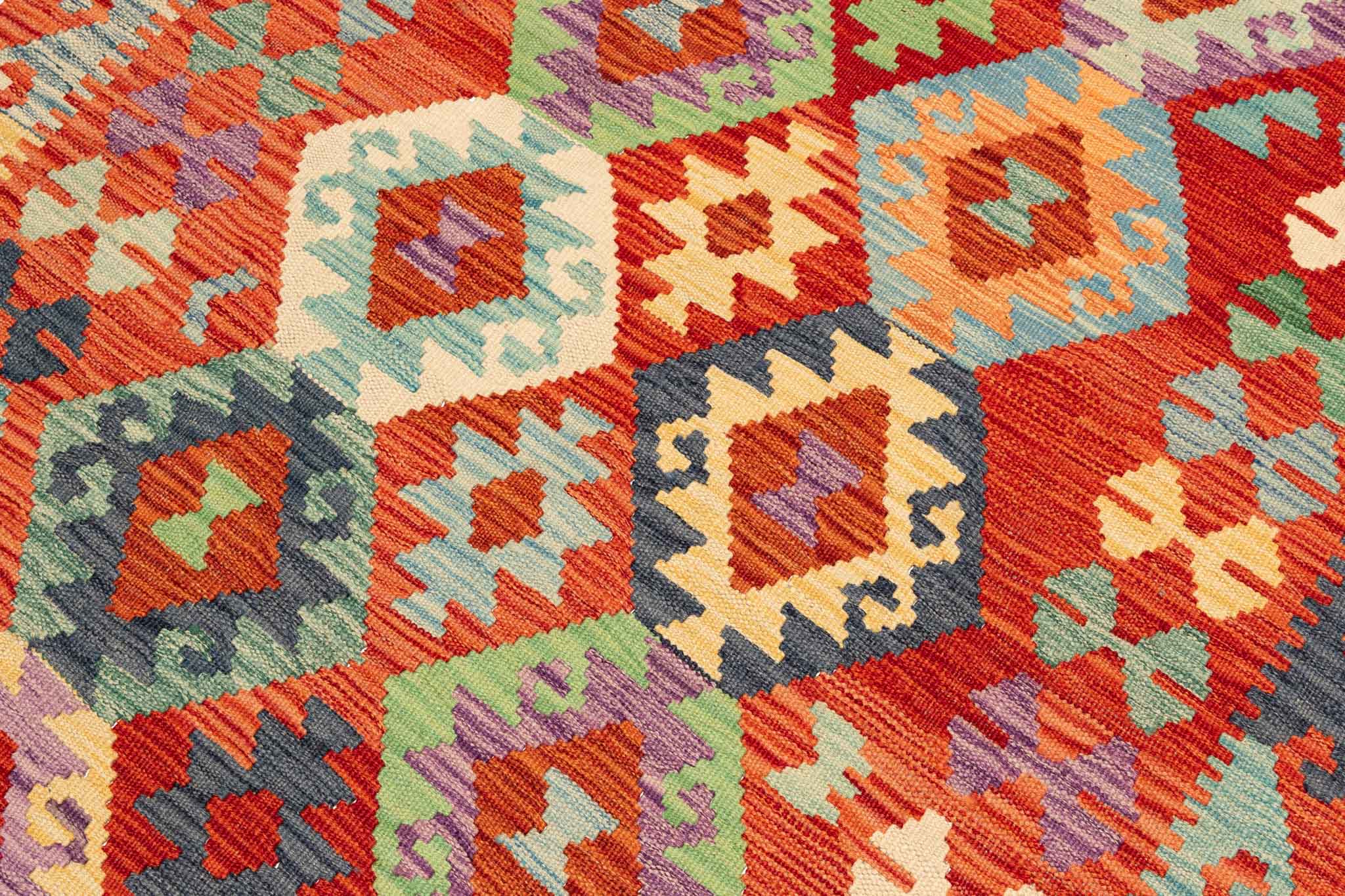 Afghanischer Kelim – 154 × 104 cm – handgewebt aus Schurwolle