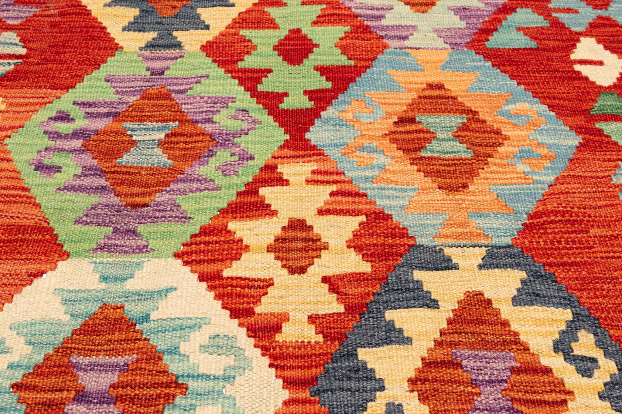 Afghanischer Kelim – 154 × 104 cm – handgewebt aus Schurwolle