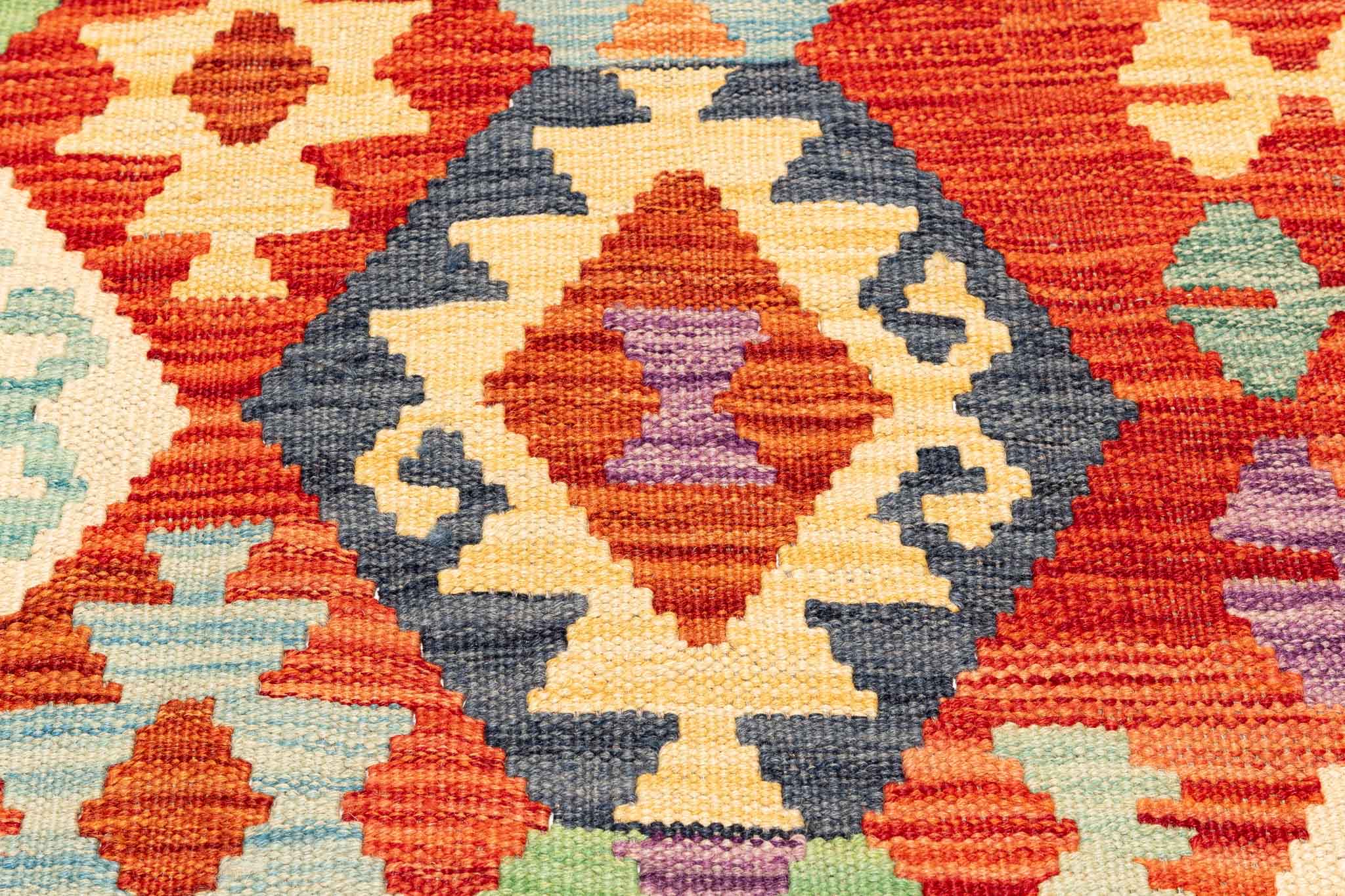 Afghanischer Kelim – 154 × 104 cm – handgewebt aus Schurwolle