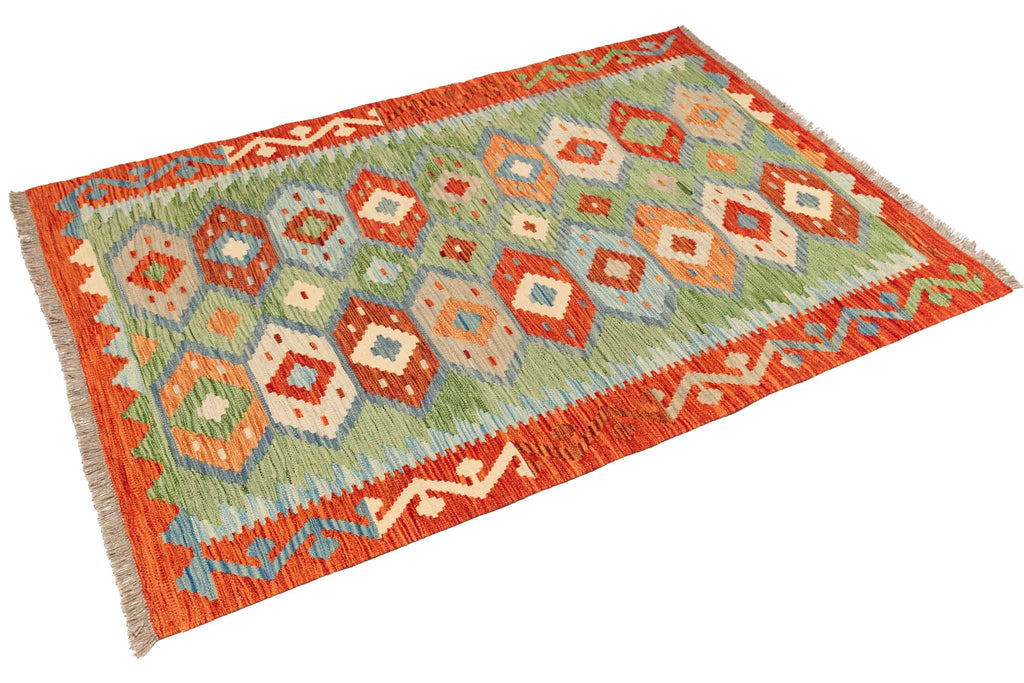 Afghanischer Kelim – 173 × 123 cm – handgewebt aus Schurwolle