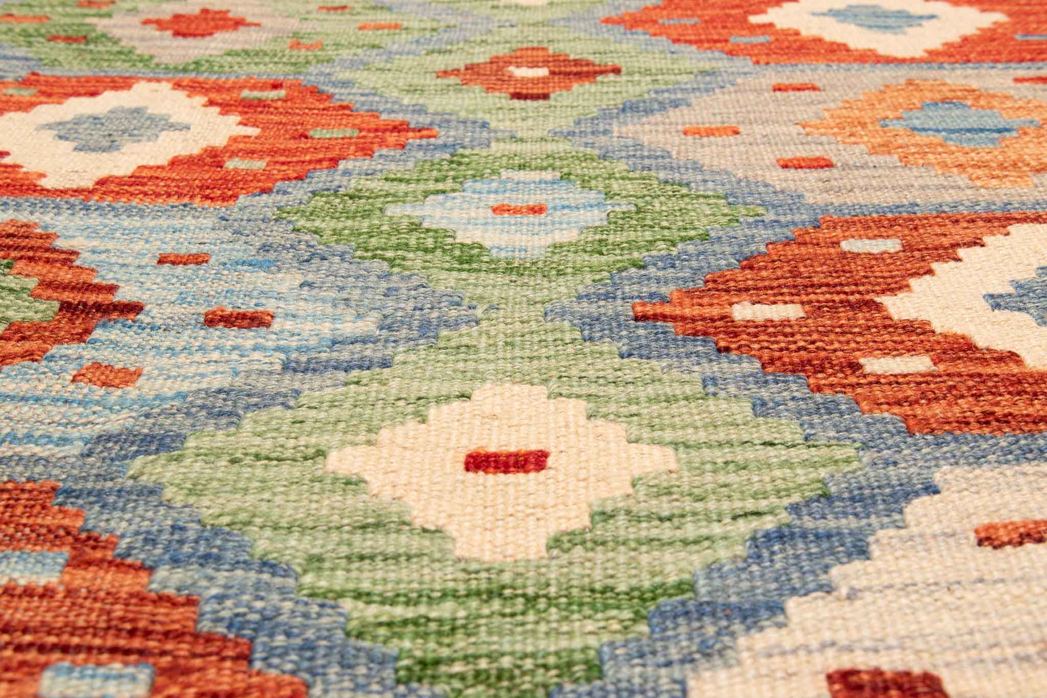 Afghanischer Kelim – 173 × 123 cm – handgewebt aus Schurwolle