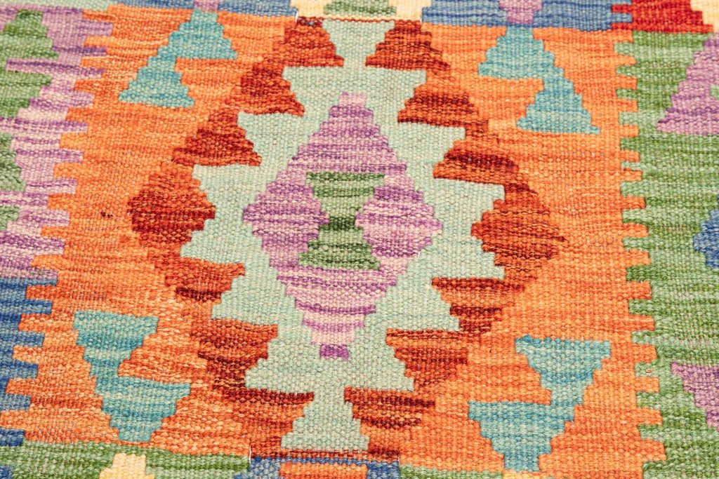 Afghanischer Kelim – 185 × 126 cm – handgewebt aus Schurwolle