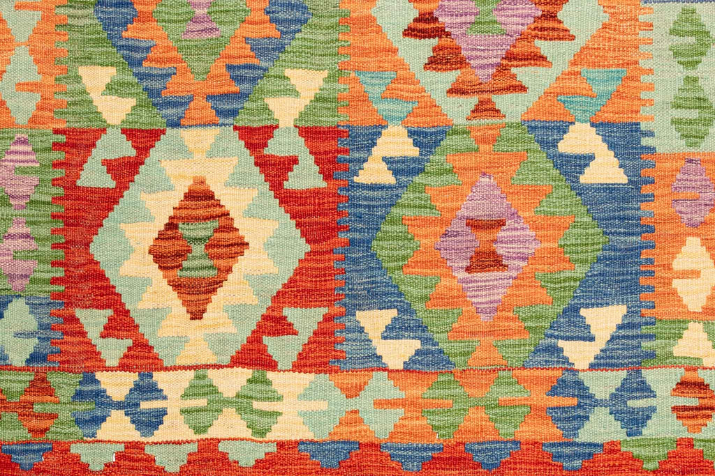 Afghanischer Kelim – 185 × 126 cm – handgewebt aus Schurwolle