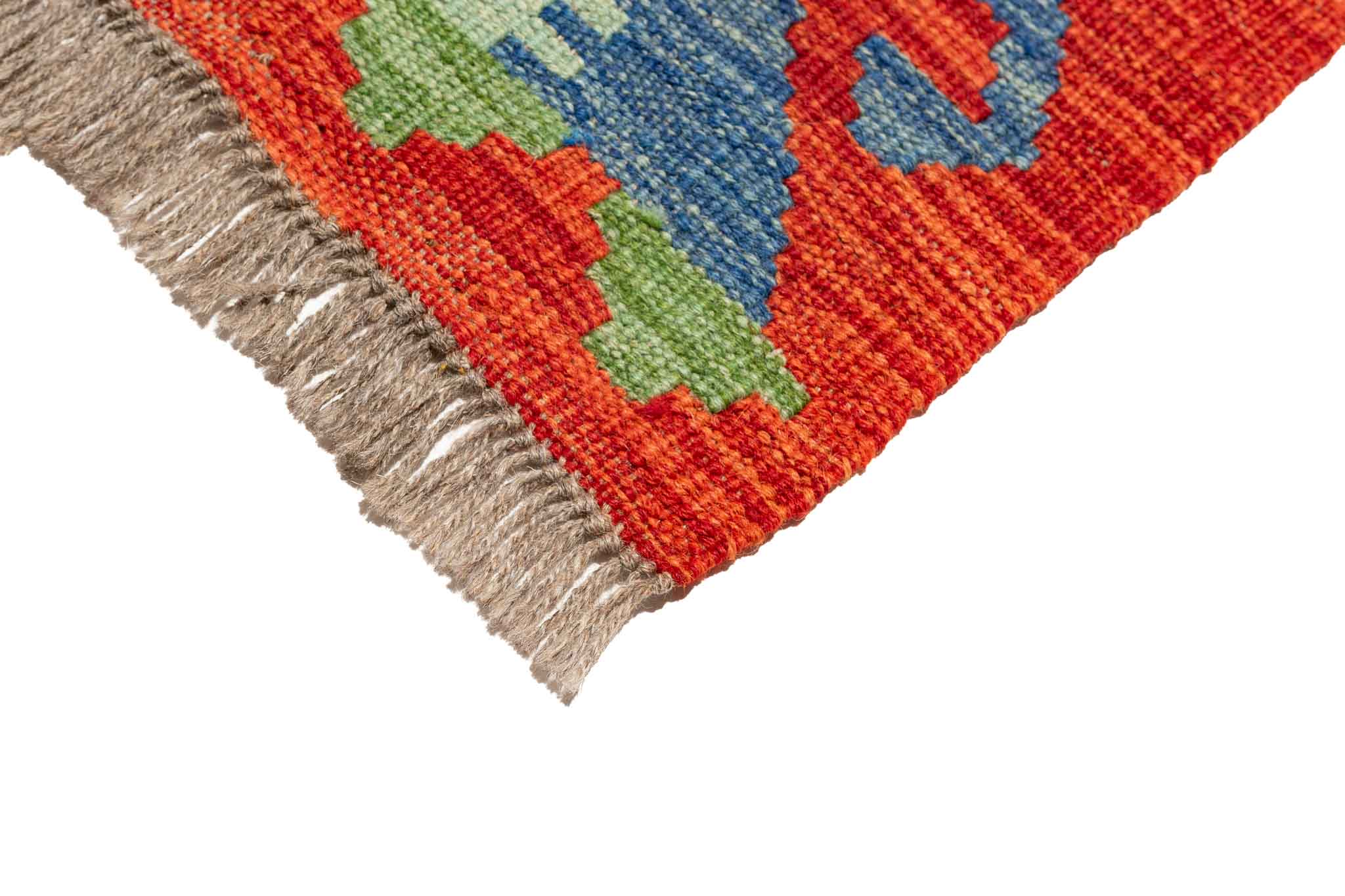 Afghanischer Kelim – 185 × 126 cm – handgewebt aus Schurwolle