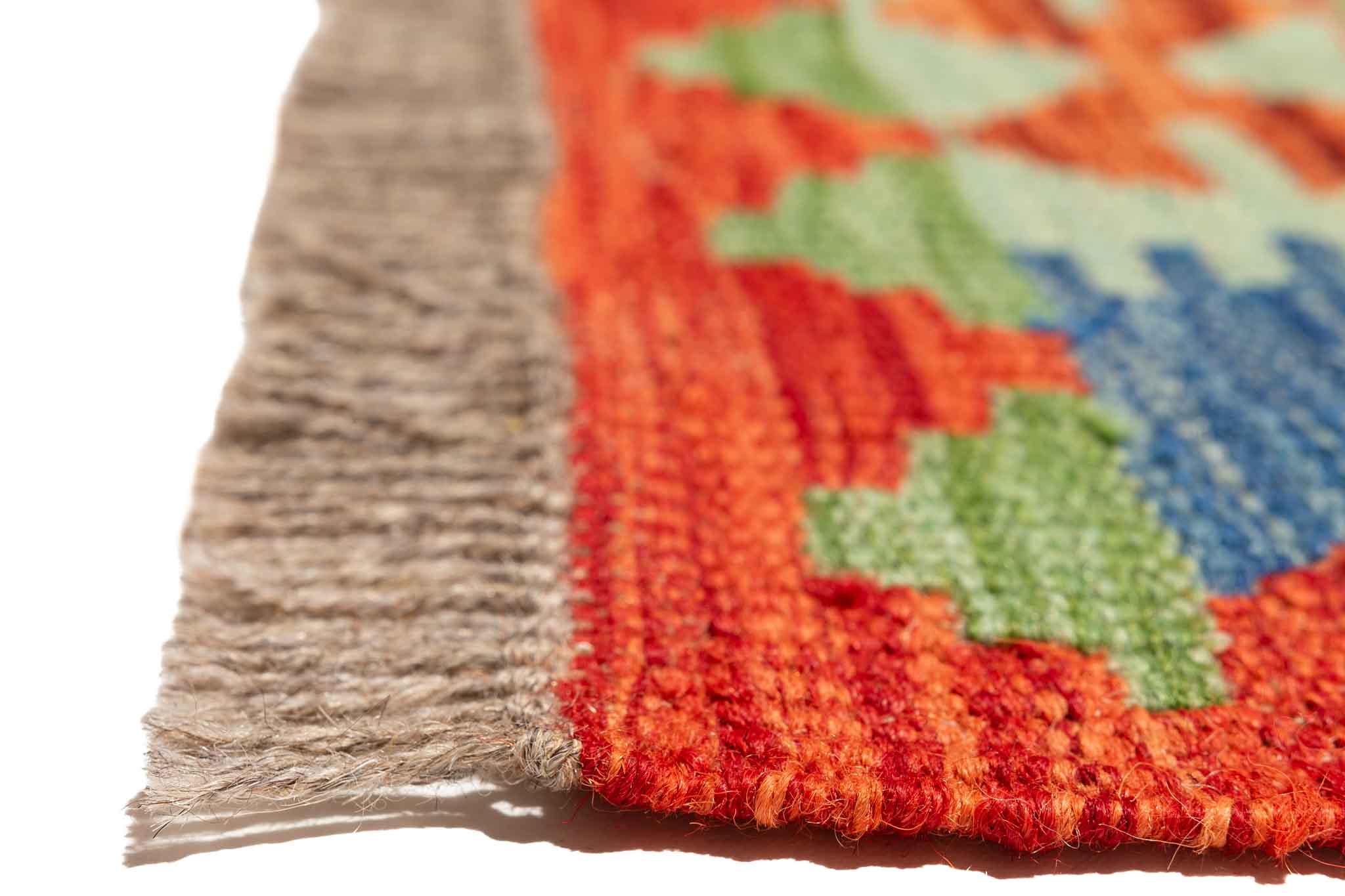 Afghanischer Kelim – 185 × 126 cm – handgewebt aus Schurwolle