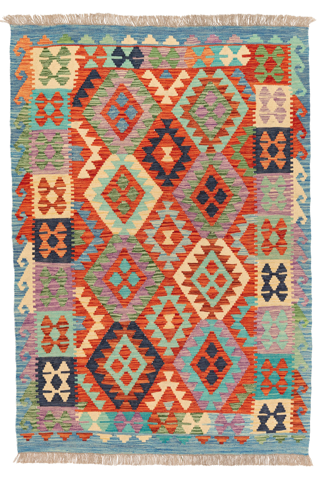 Afghanischer Kelim – 172 × 119 cm – handgewebt aus Schurwolle