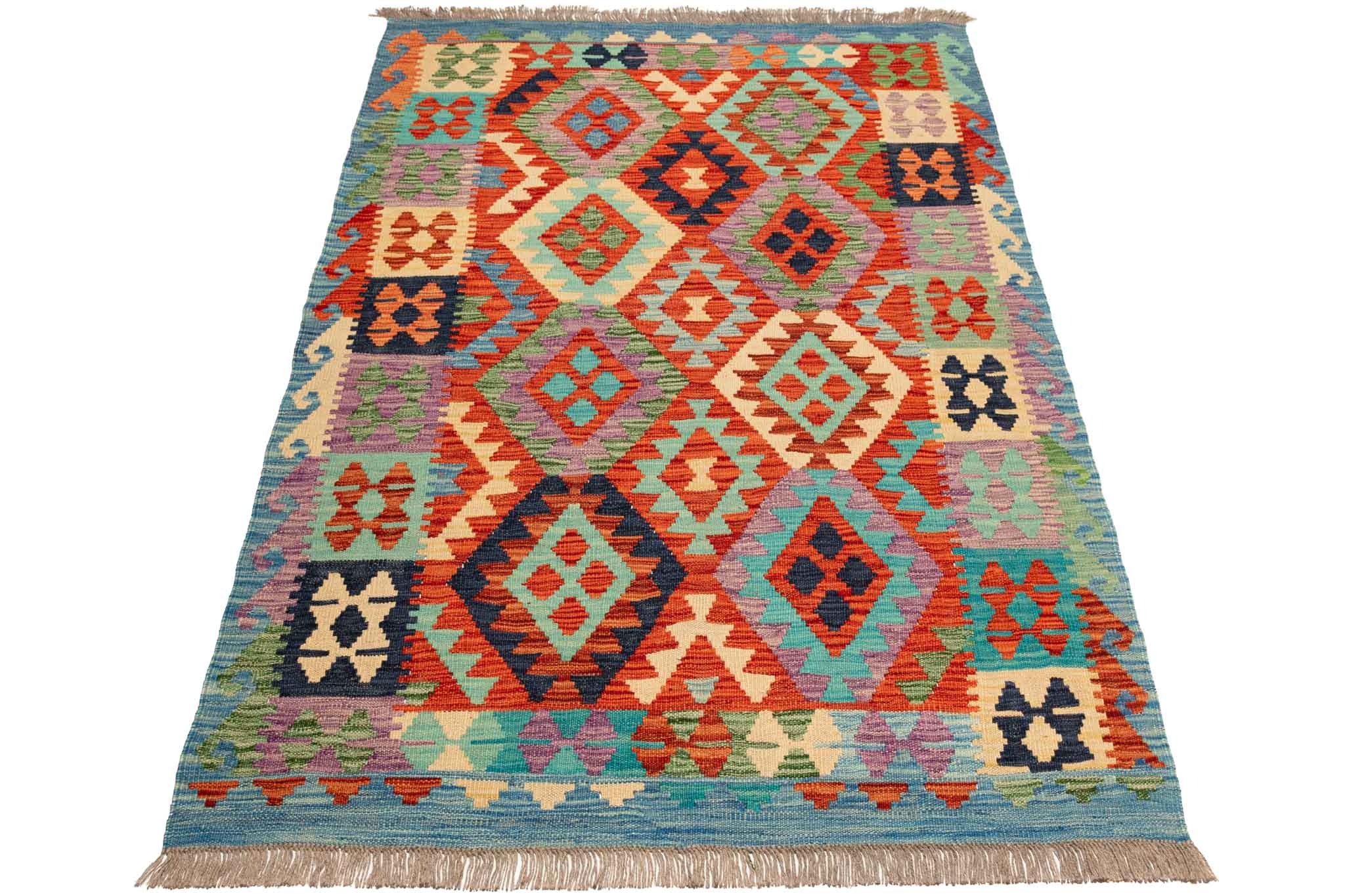 Afghanischer Kelim – 172 × 119 cm – handgewebt aus Schurwolle