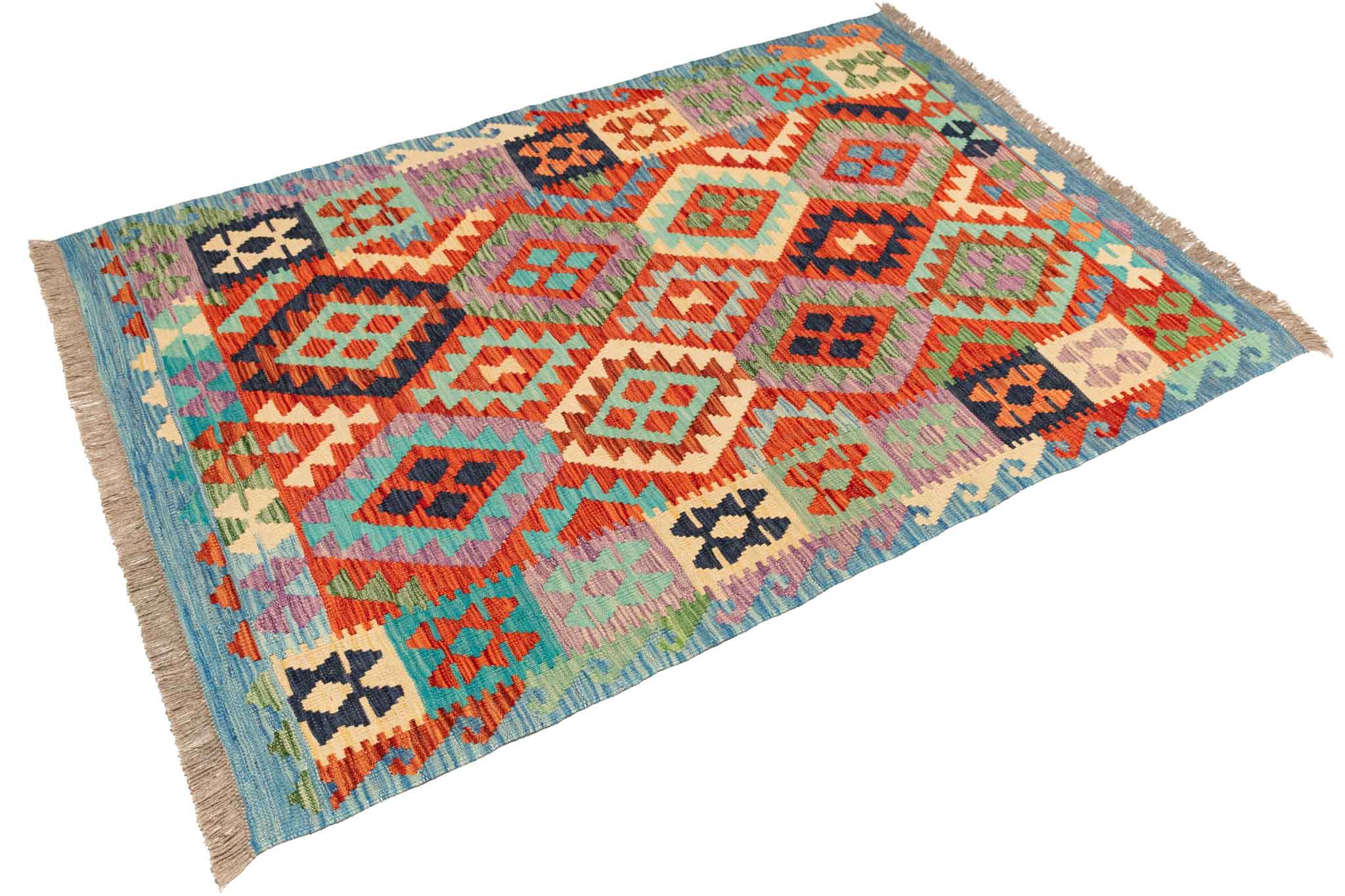 Afghanischer Kelim – 172 × 119 cm – handgewebt aus Schurwolle