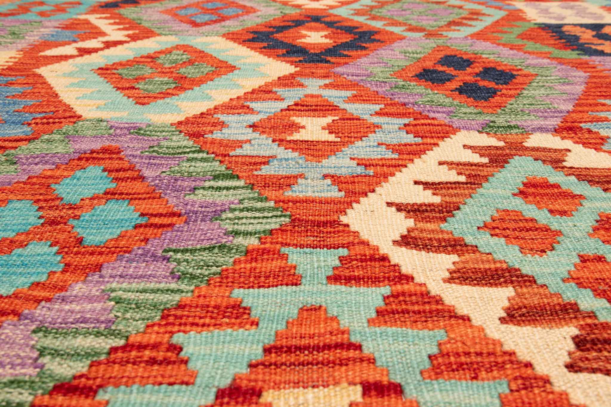 Afghanischer Kelim – 172 × 119 cm – handgewebt aus Schurwolle