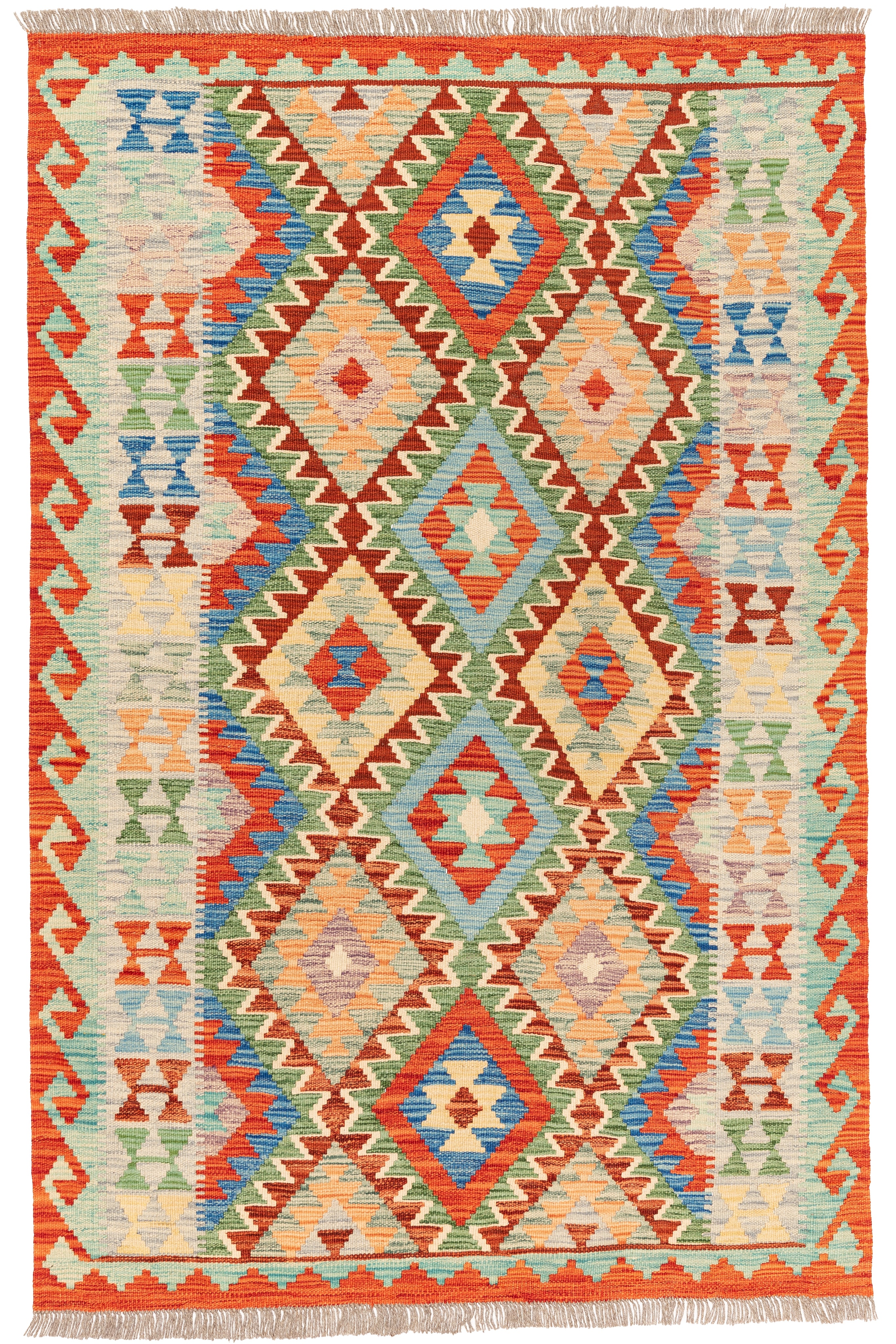 Afghanischer Kelim – 179 × 118 cm – handgewebt aus Schurwolle