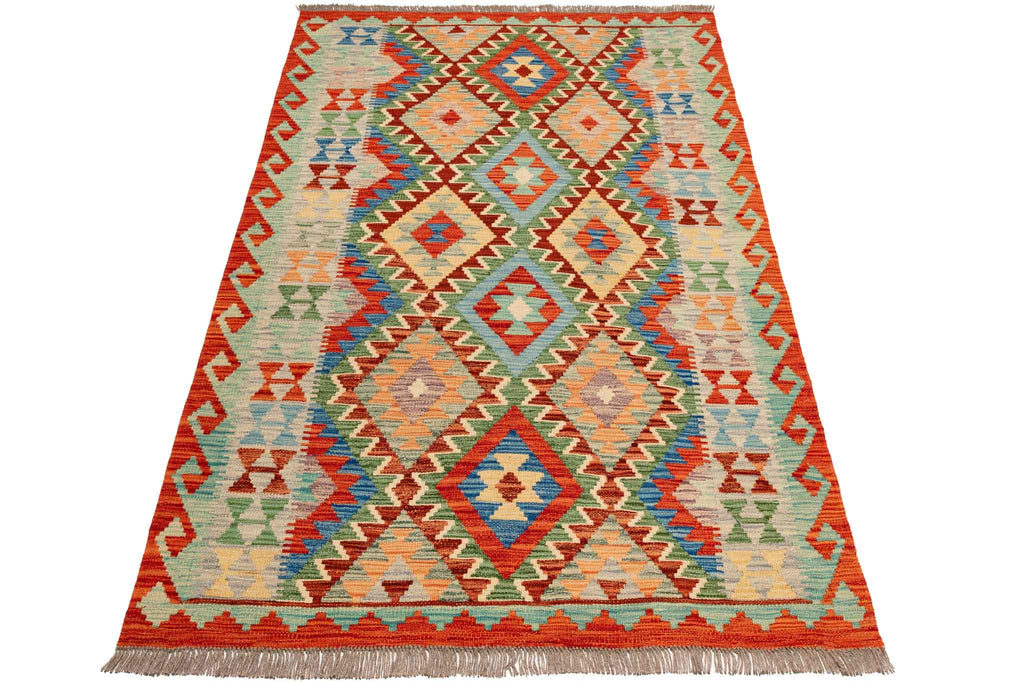 Afghanischer Kelim – 179 × 118 cm – handgewebt aus Schurwolle