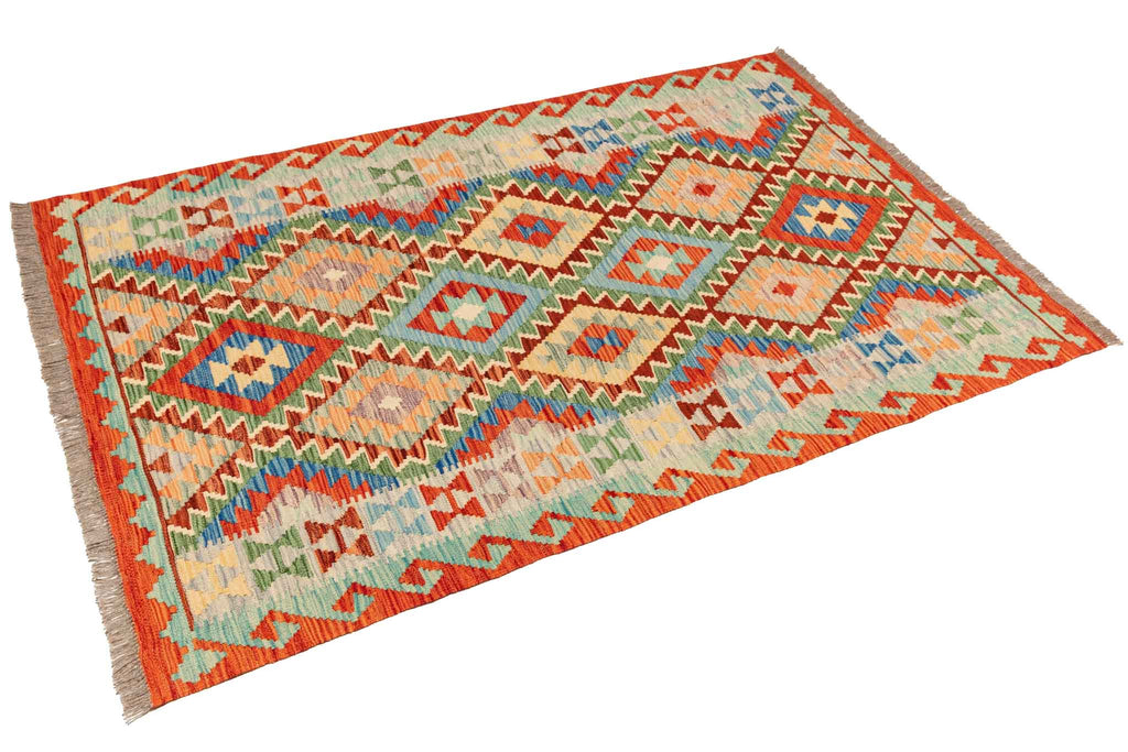 Afghanischer Kelim – 179 × 118 cm – handgewebt aus Schurwolle