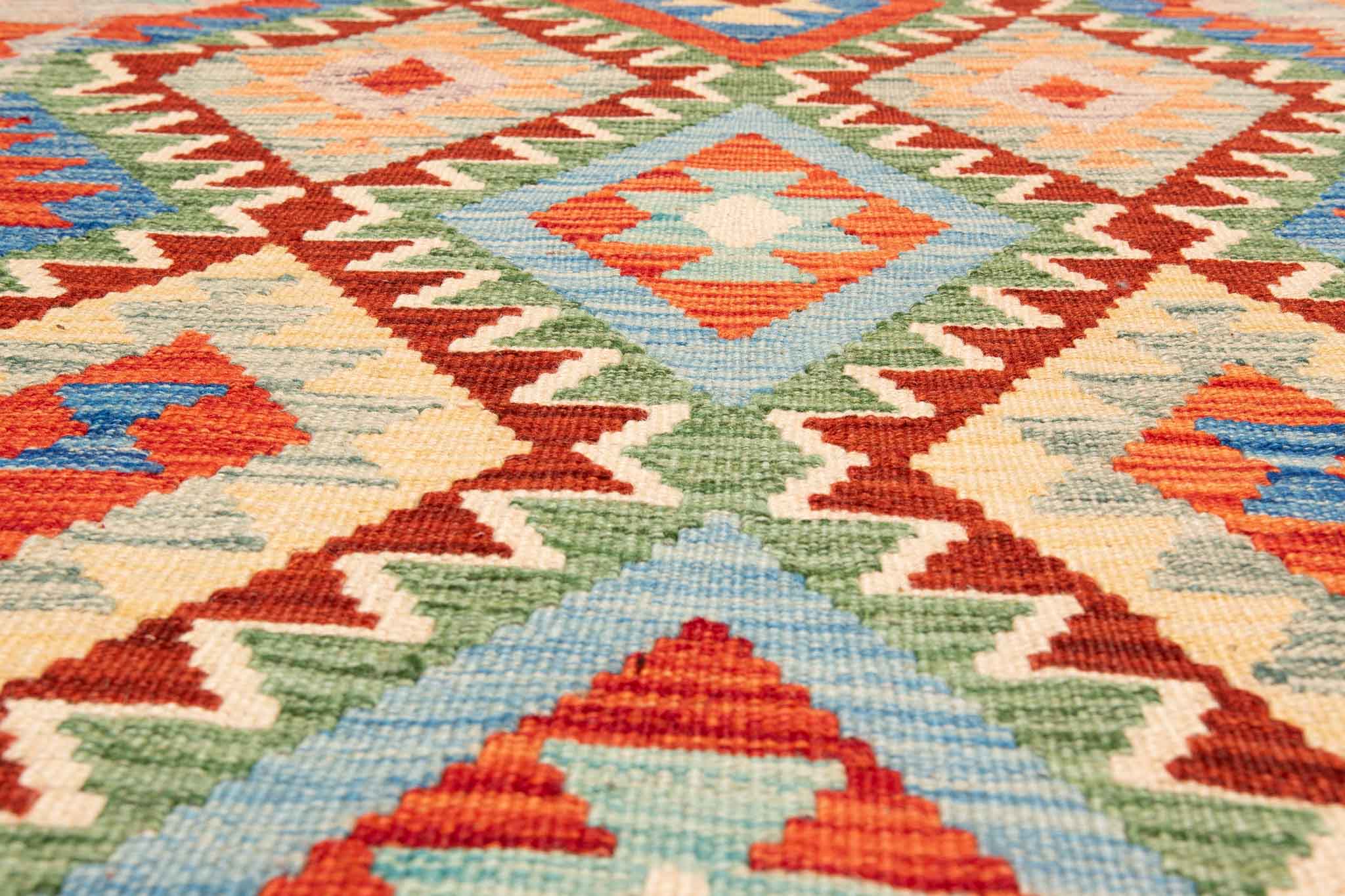 Afghanischer Kelim – 179 × 118 cm – handgewebt aus Schurwolle