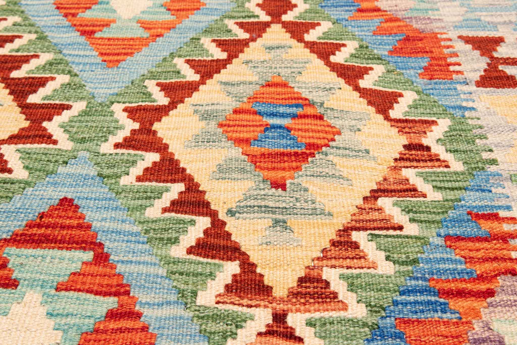 Afghanischer Kelim – 179 × 118 cm – handgewebt aus Schurwolle