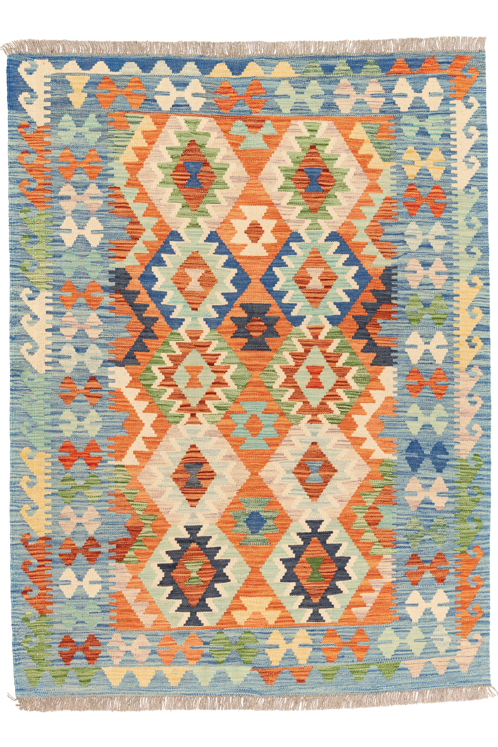 Afghanischer Kelim – 168 × 126 cm – handgewebt aus Schurwolle