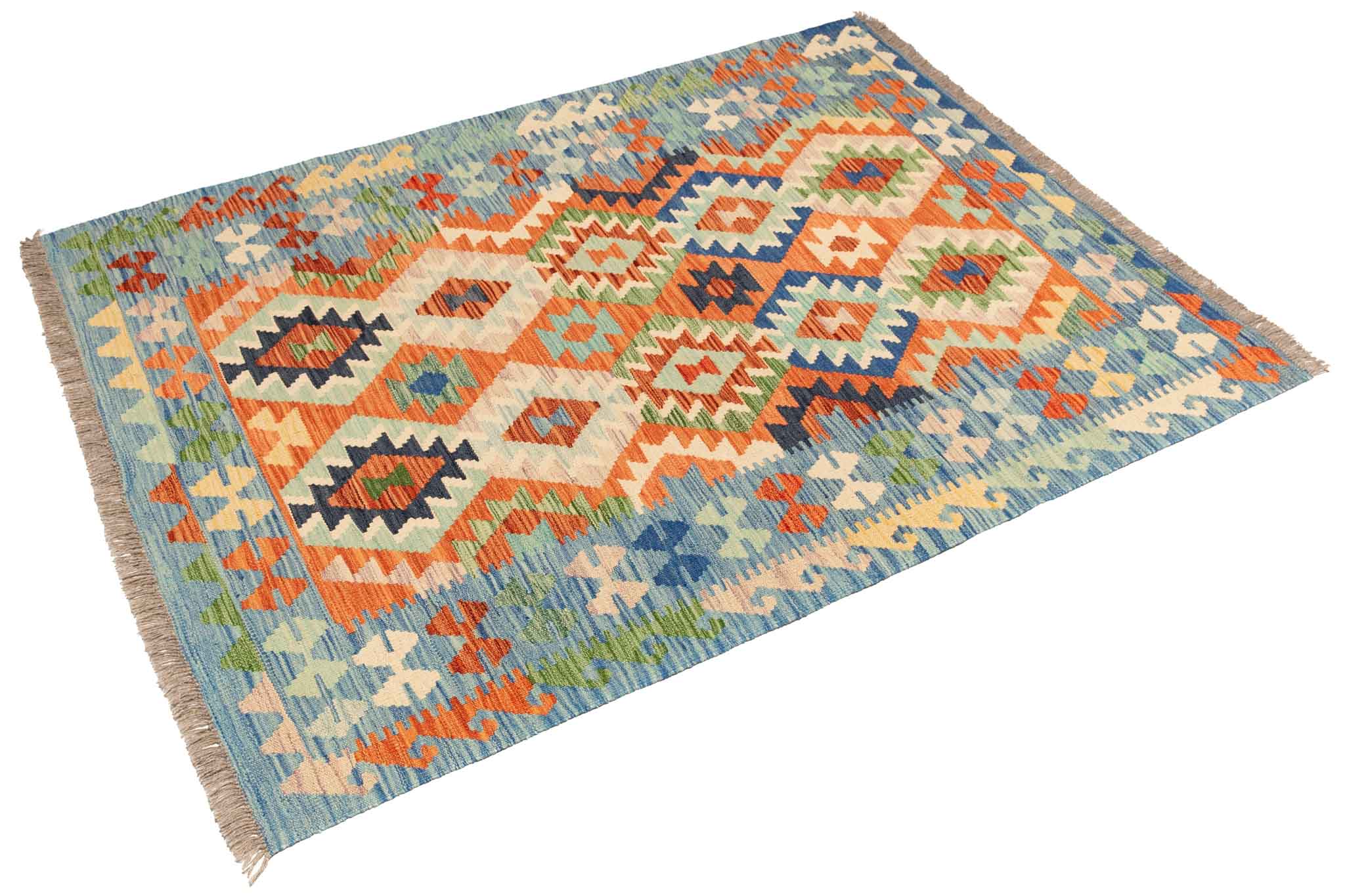 Afghanischer Kelim – 168 × 126 cm – handgewebt aus Schurwolle