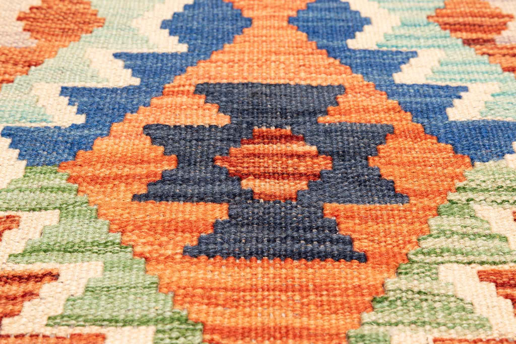 Afghanischer Kelim – 168 × 126 cm – handgewebt aus Schurwolle