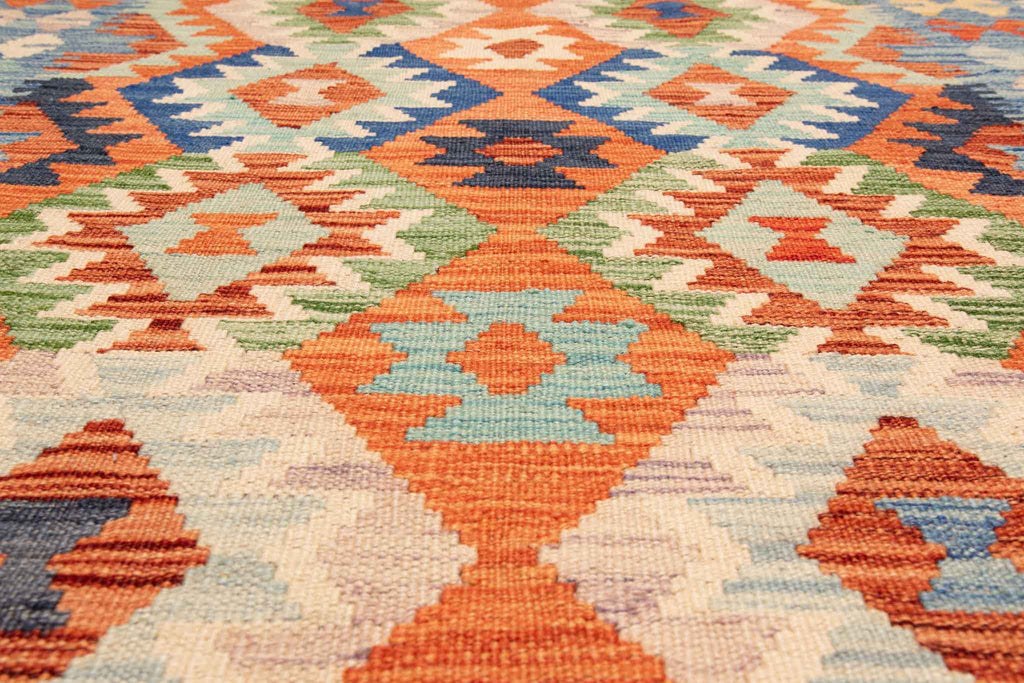 Afghanischer Kelim – 168 × 126 cm – handgewebt aus Schurwolle