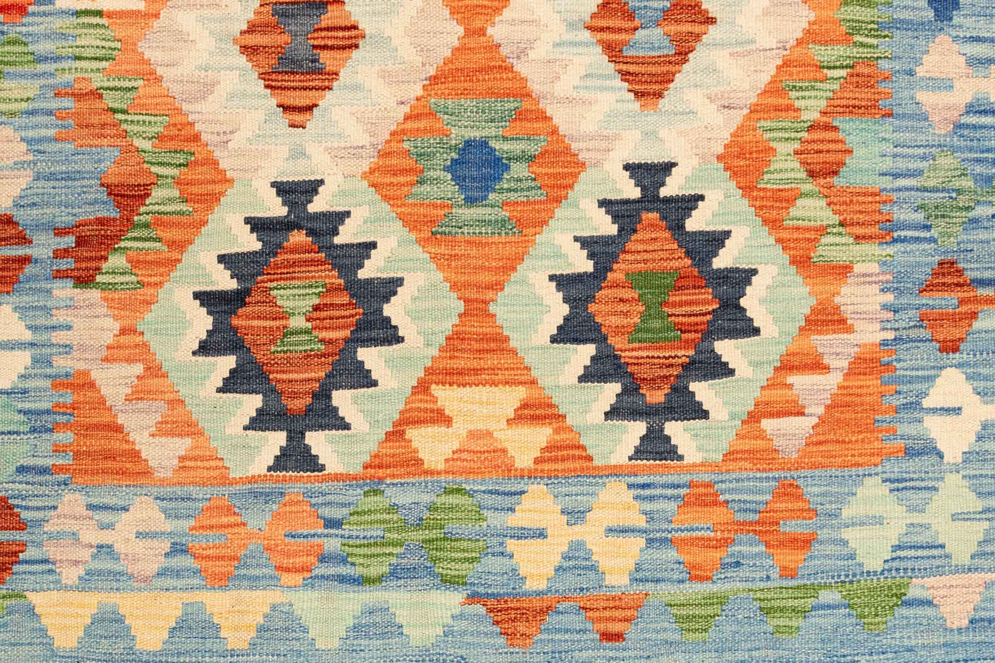 Afghanischer Kelim – 168 × 126 cm – handgewebt aus Schurwolle