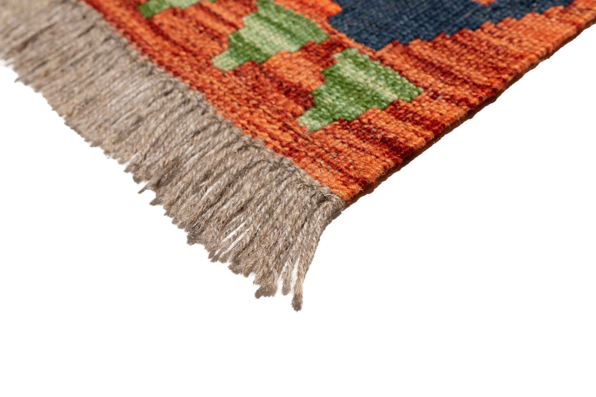 Afghanischer Kelim – 208 × 149 cm – handgewebt aus Schurwolle