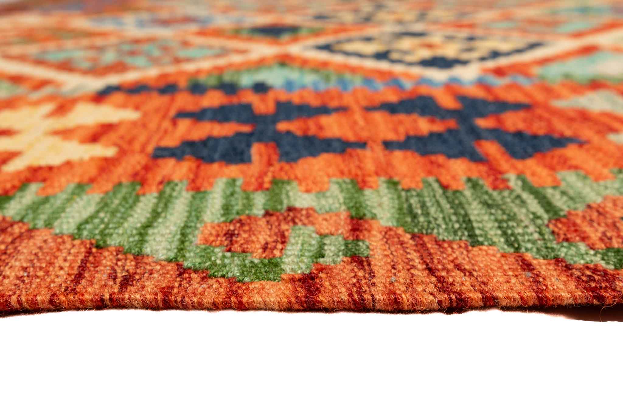 Afghanischer Kelim – 208 × 149 cm – handgewebt aus Schurwolle