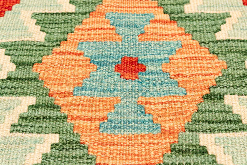 Afghanischer Kelim – 191 × 143 cm – handgewebt aus Schurwolle