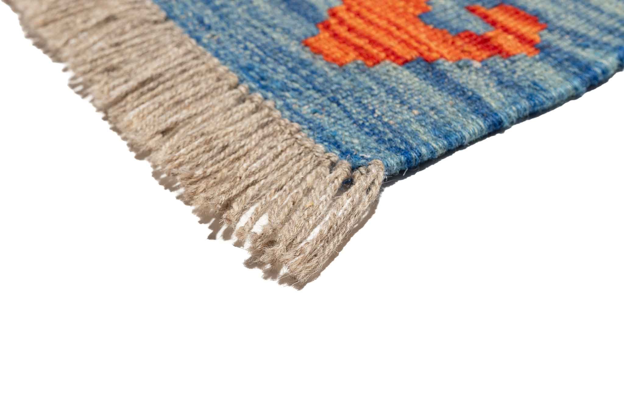 Afghanischer Kelim – 191 × 143 cm – handgewebt aus Schurwolle