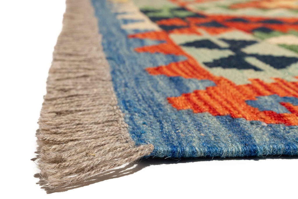 Afghanischer Kelim – 191 × 143 cm – handgewebt aus Schurwolle