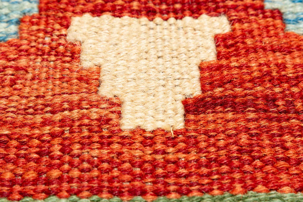 Afghanischer Kelim – 203 × 152 cm – handgewebt aus Schurwolle