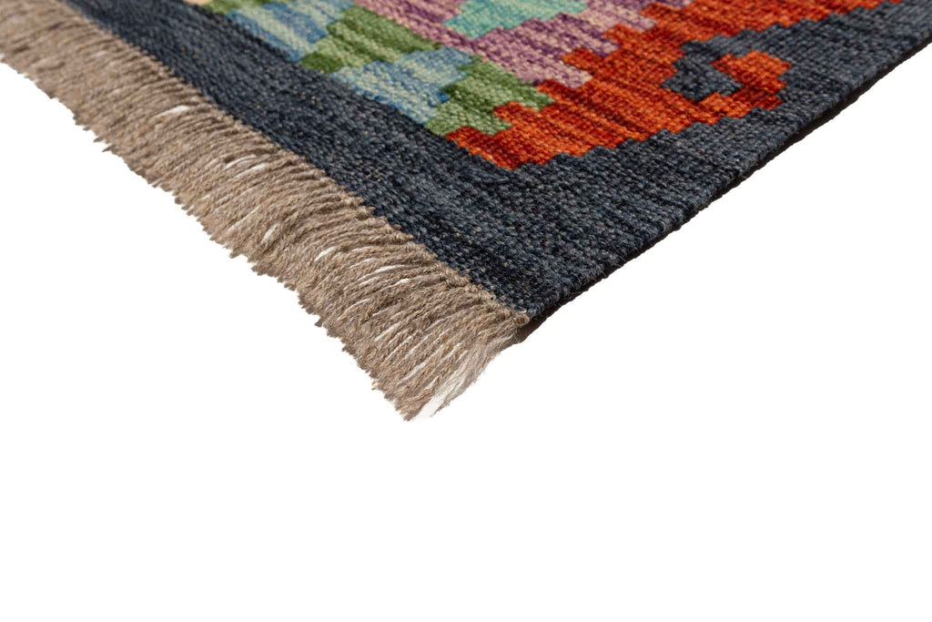 Afghanischer Kelim – 203 × 152 cm – handgewebt aus Schurwolle