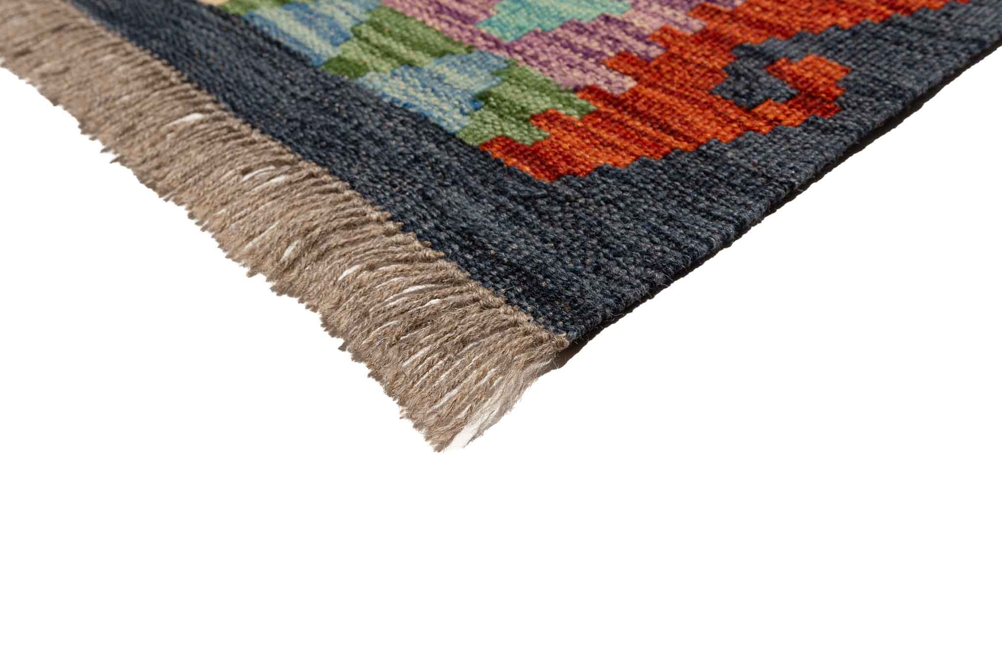 Afghanischer Kelim – 203 × 152 cm – handgewebt aus Schurwolle