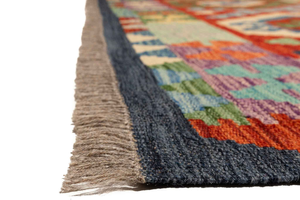 Afghanischer Kelim – 203 × 152 cm – handgewebt aus Schurwolle