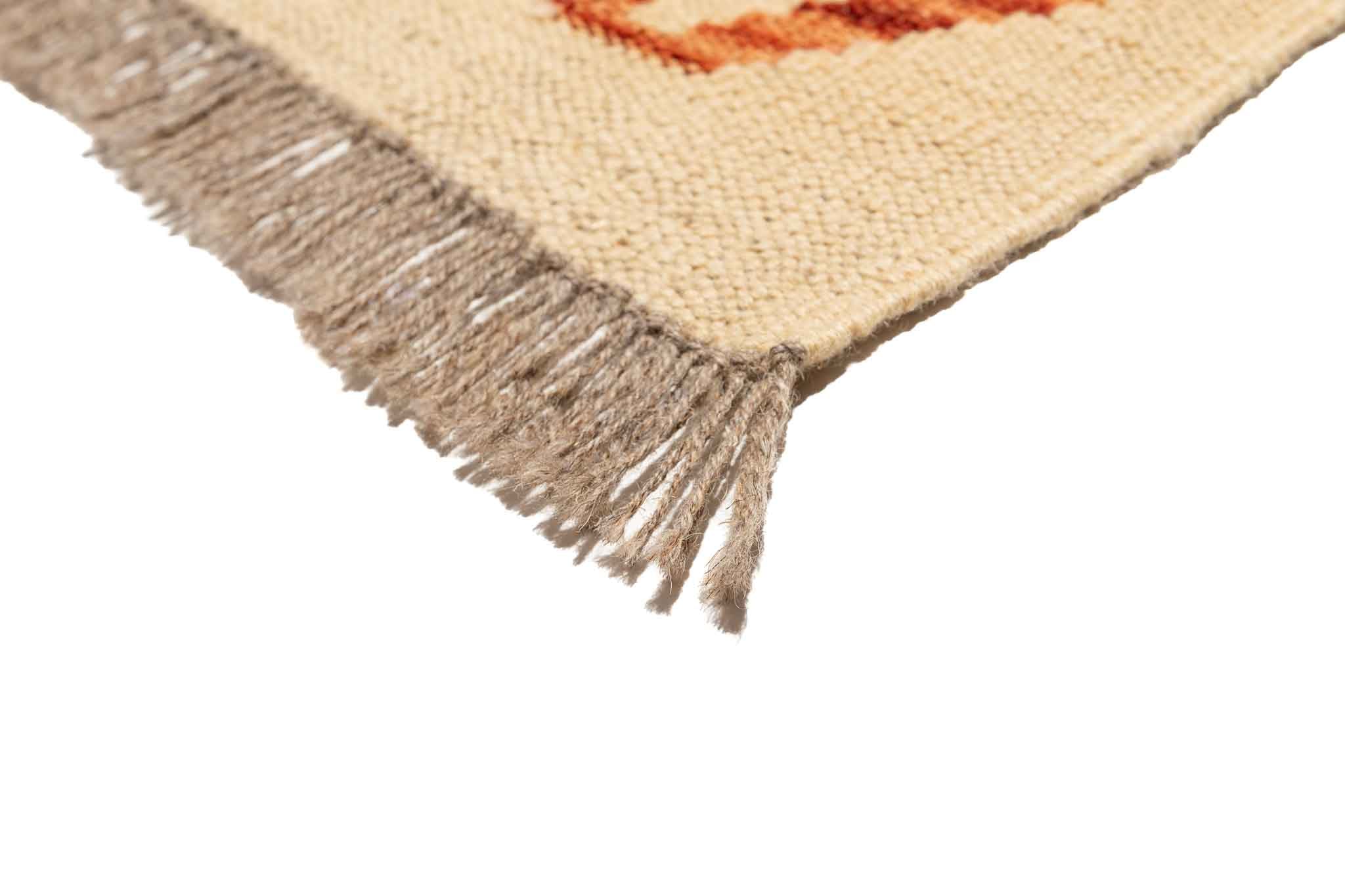 Afghanischer Kelim – 195 × 150 cm – handgewebt aus Schurwolle