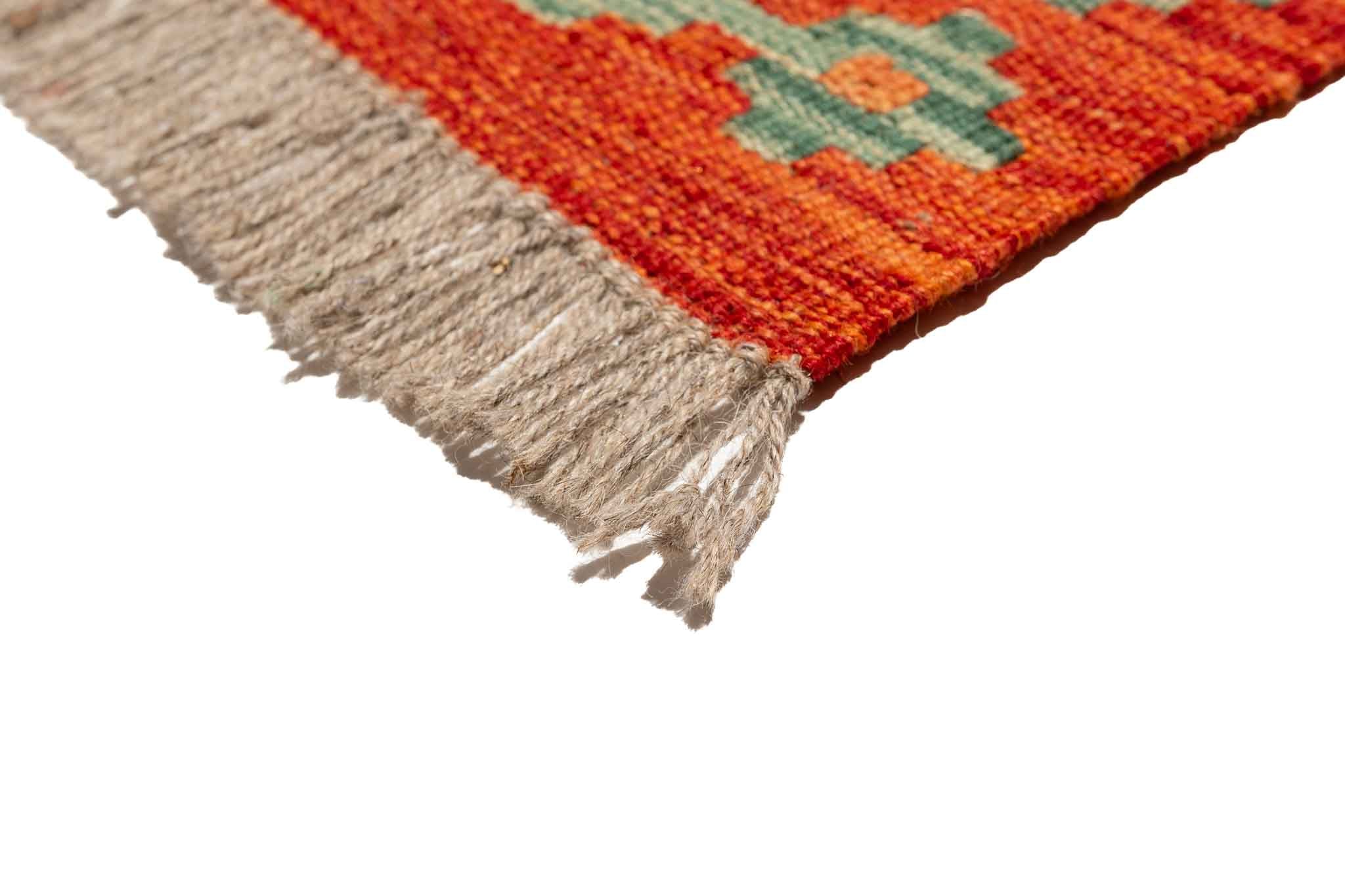 Afghanischer Kelim – 200 × 157 cm – handgewebt aus Schurwolle