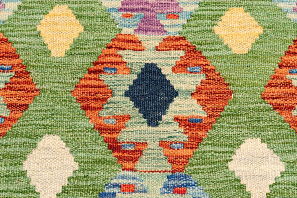 Afghanischer Kelim – 194 × 150 cm – handgewebt aus Schurwolle