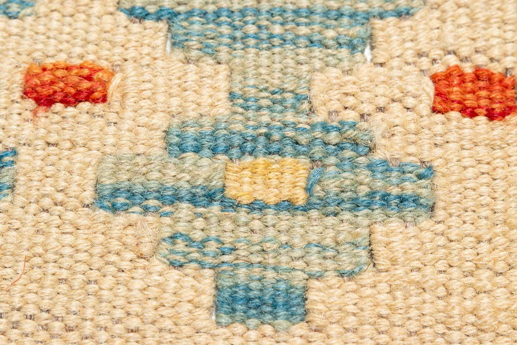 Afghanischer Kelim – 194 × 150 cm – handgewebt aus Schurwolle