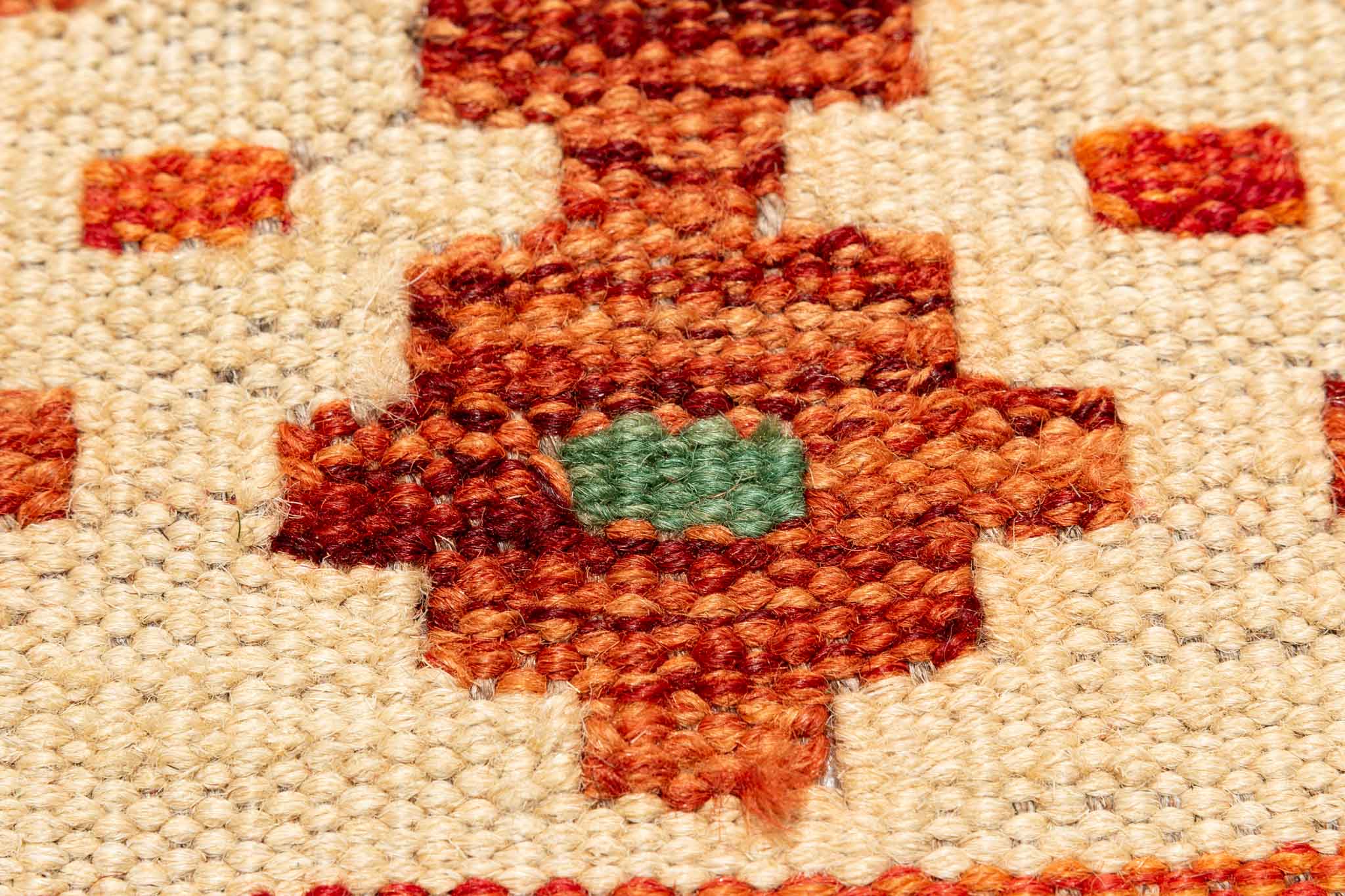 Afghanischer Kelim – 194 × 150 cm – handgewebt aus Schurwolle