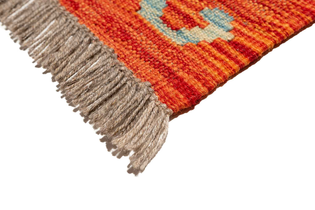 Afghanischer Kelim – 194 × 150 cm – handgewebt aus Schurwolle