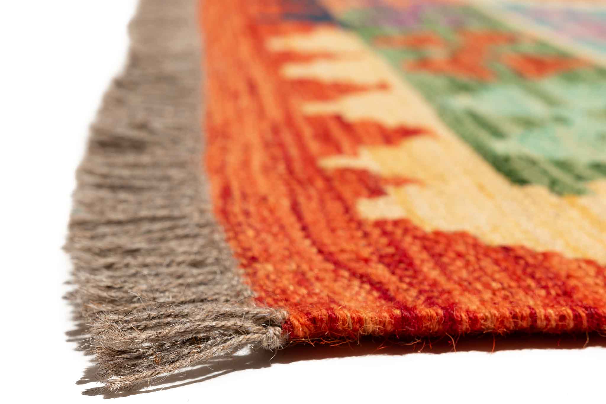 Afghanischer Kelim – 200 × 150 cm – handgewebt aus Schurwolle