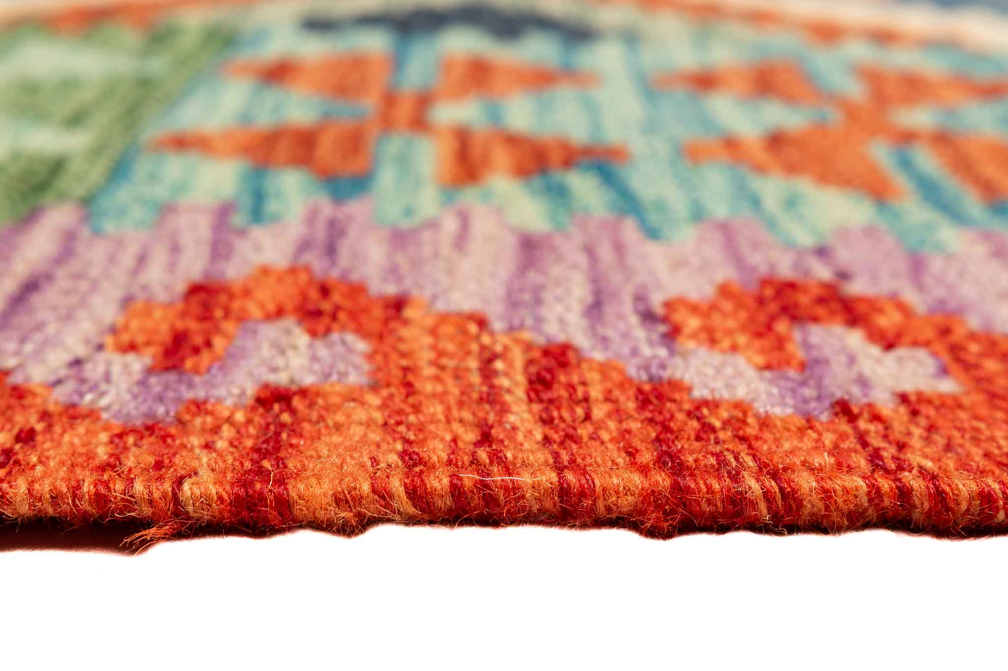 Afghanischer Kelim – 200 × 150 cm – handgewebt aus Schurwolle