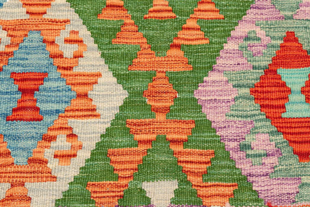 Afghanischer Kelim – 200 × 151 cm – handgewebt aus Schurwolle