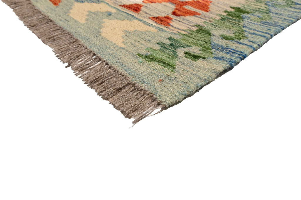 Afghanischer Kelim – 193 × 146 cm – handgewebt aus Schurwolle