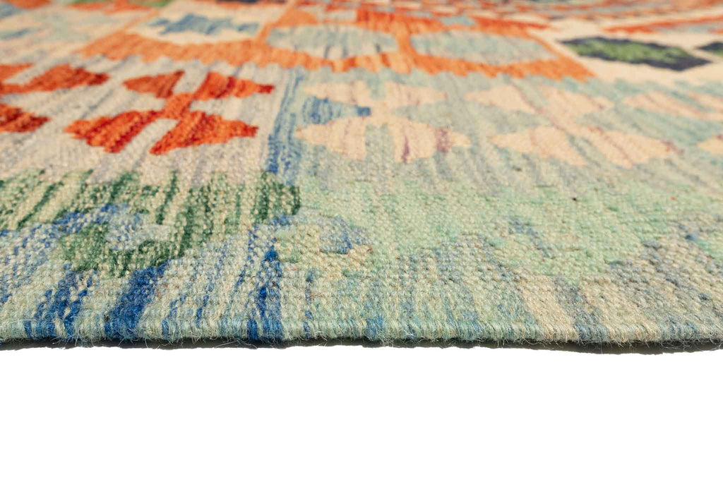 Afghanischer Kelim – 193 × 146 cm – handgewebt aus Schurwolle