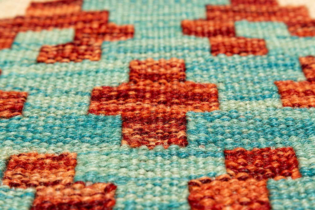 Afghanischer Kelim – 200 × 150 cm – handgewebt aus Schurwolle