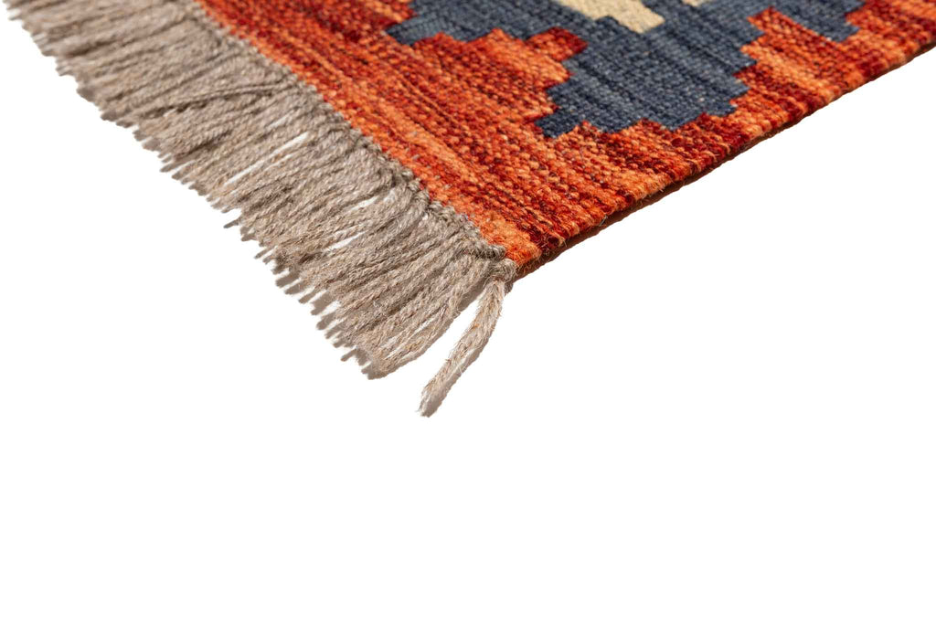 Afghanischer Kelim – 200 × 150 cm – handgewebt aus Schurwolle