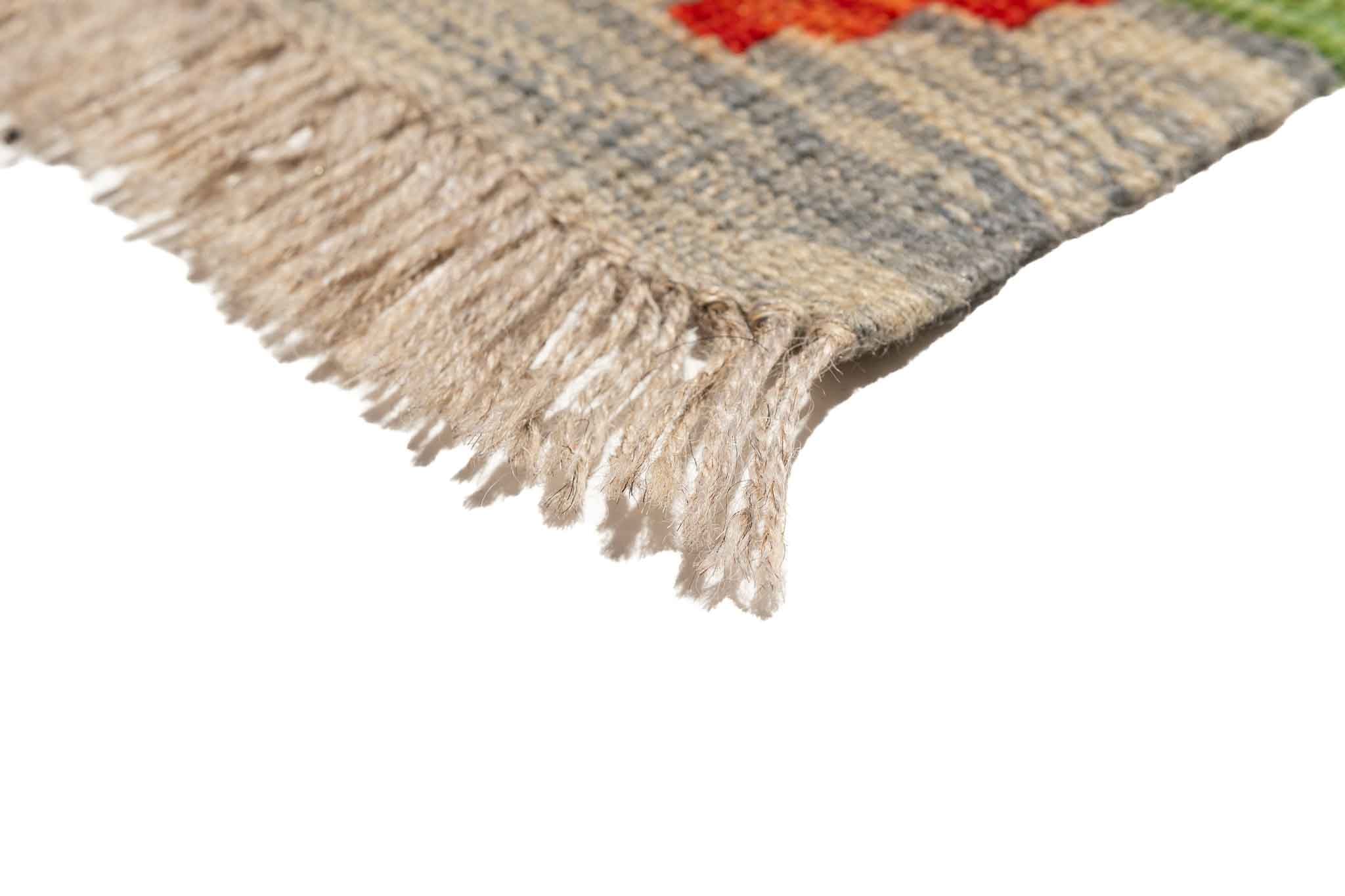 Afghanischer Kelim – 200 × 152 cm – handgewebt aus Schurwolle