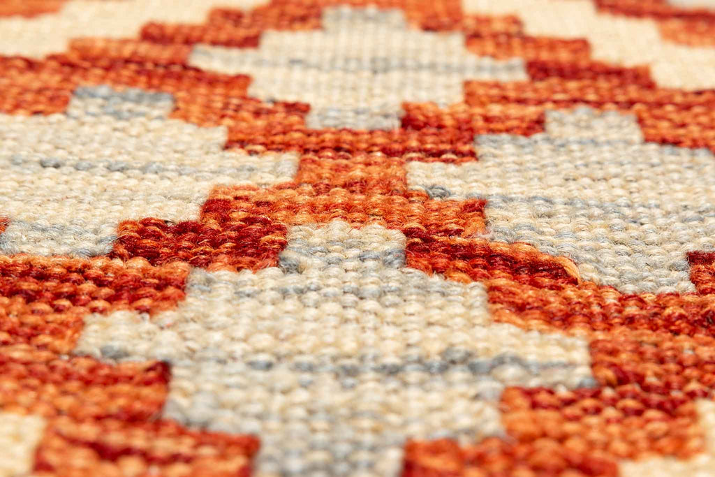 Afghanischer Kelim – 198 × 148 cm – handgewebt aus Schurwolle